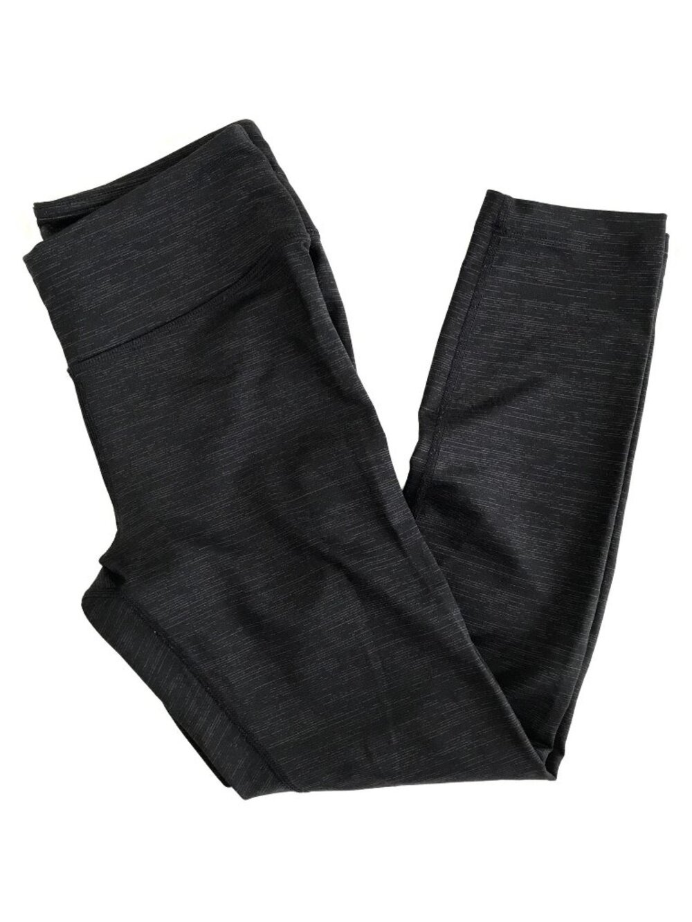 Outdoor Voices Techsweat Flex Crop 3/4 Leggings Small Heather Black Pocket
